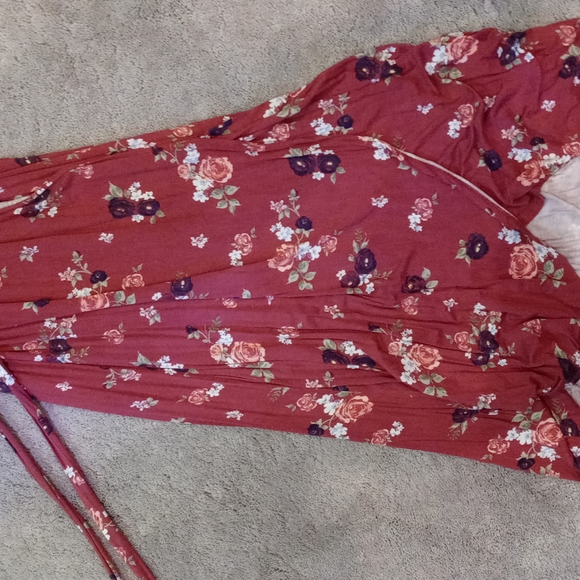 Summer floral high low wrap dress - Picture 5 of 10